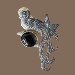 Quetzal Brooch